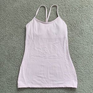 Lululemon baby pink racer back tank top